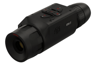 ATN OTS LT 320 2-4x thermal monocular provides over 9 hours of runtime on a single charge.